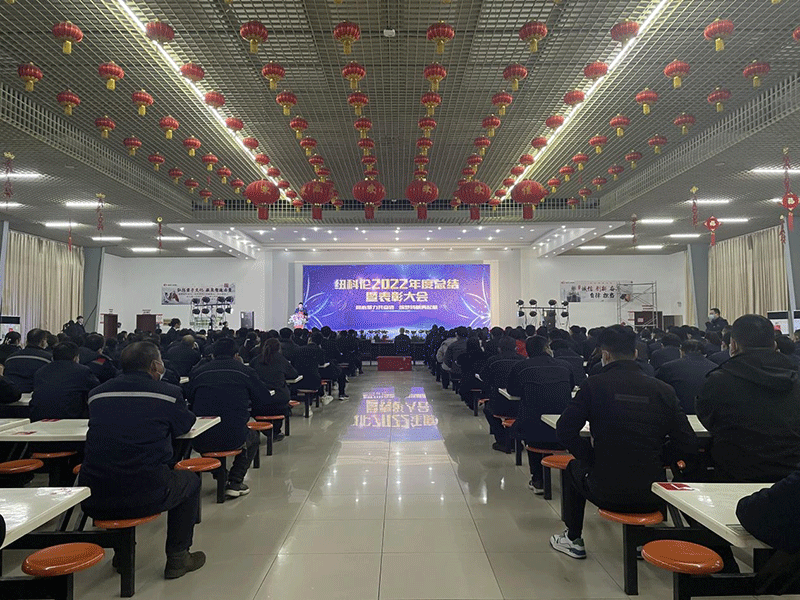 纽科***司召开2022年度总结暨表彰大会